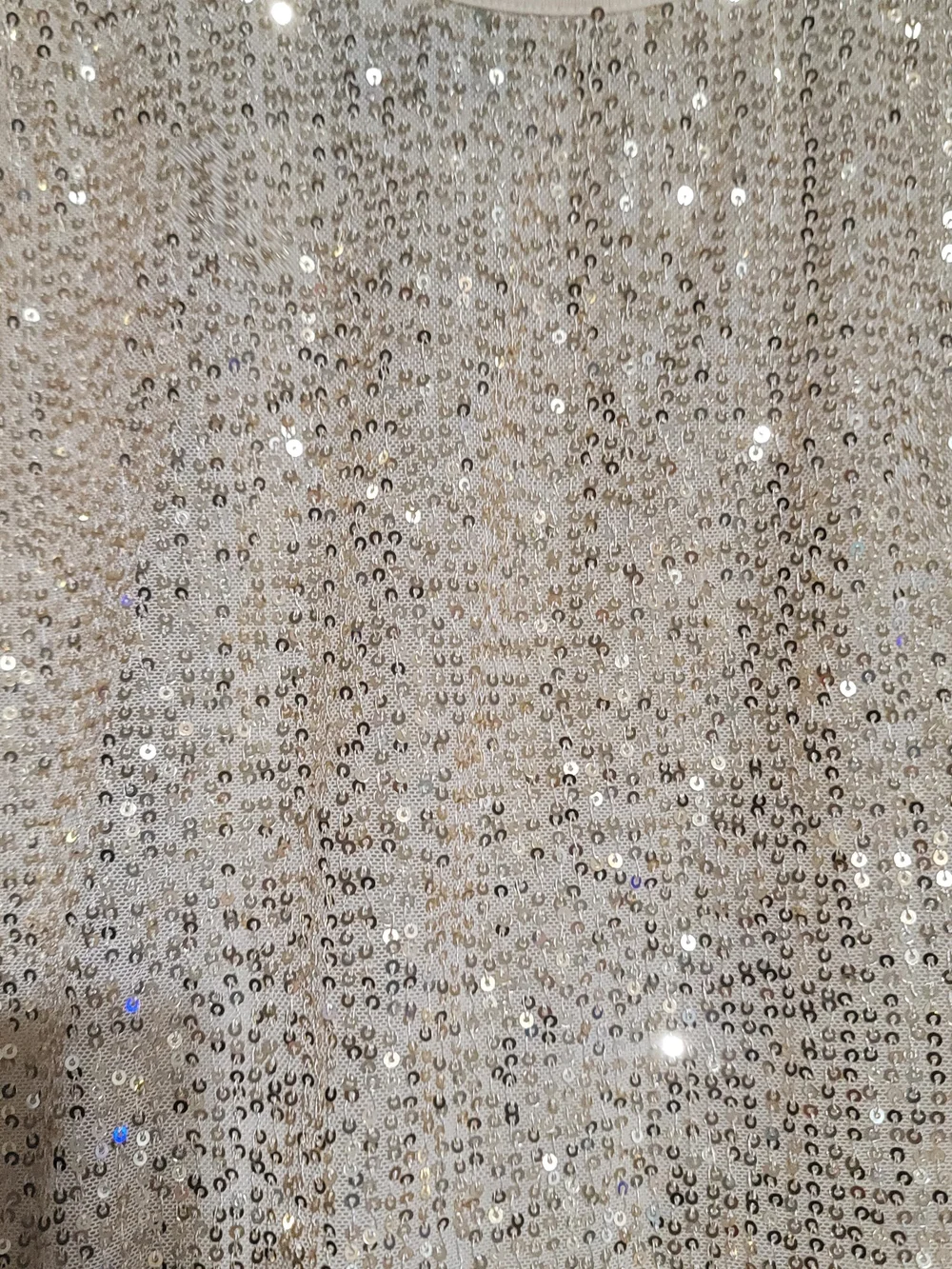 Gold Sequin Tank Top Sparkle Sz Small Mint Limit Shimmer Holiday Going Out Party - Picture 4 of 5